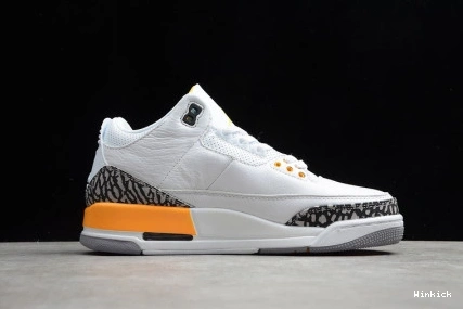 CK9246-108 Retro“Laser  JORDAN 3 Orange” 1010